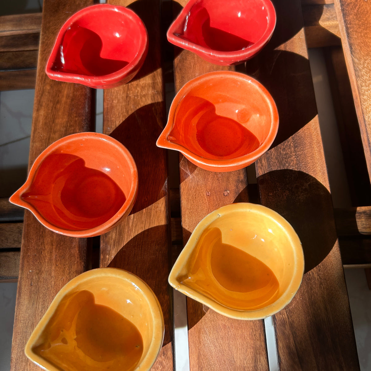 Ceramic Diya Set