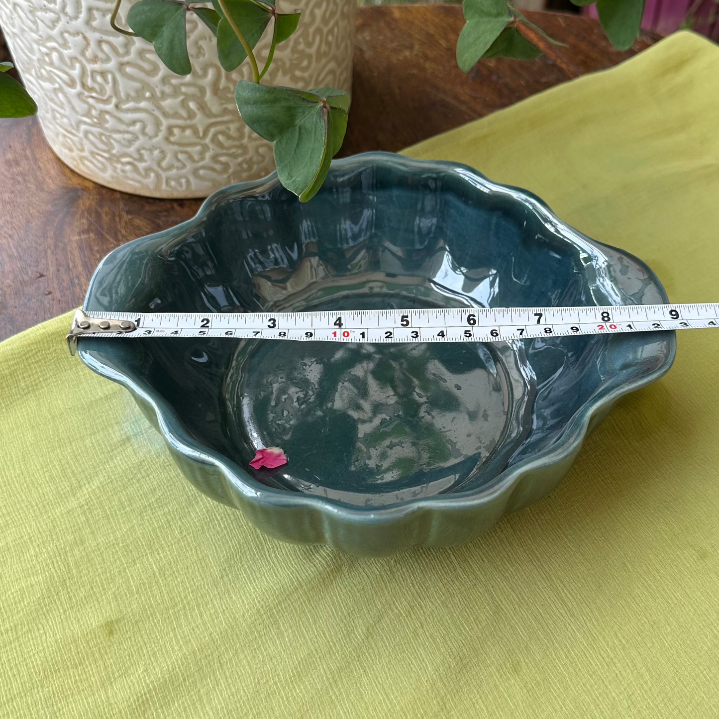 Turquoise Serving Bowl