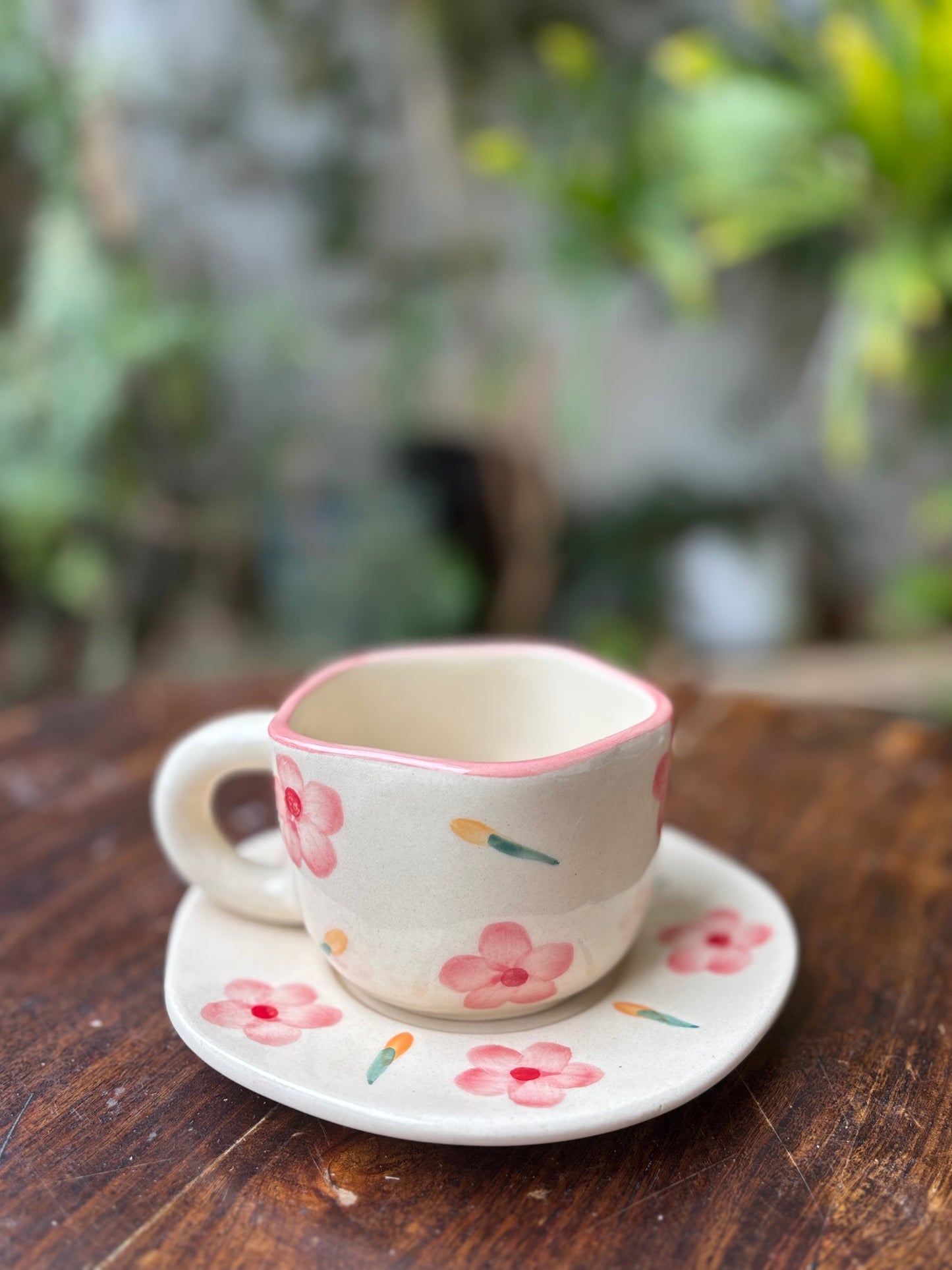 Floral Mug Saucer