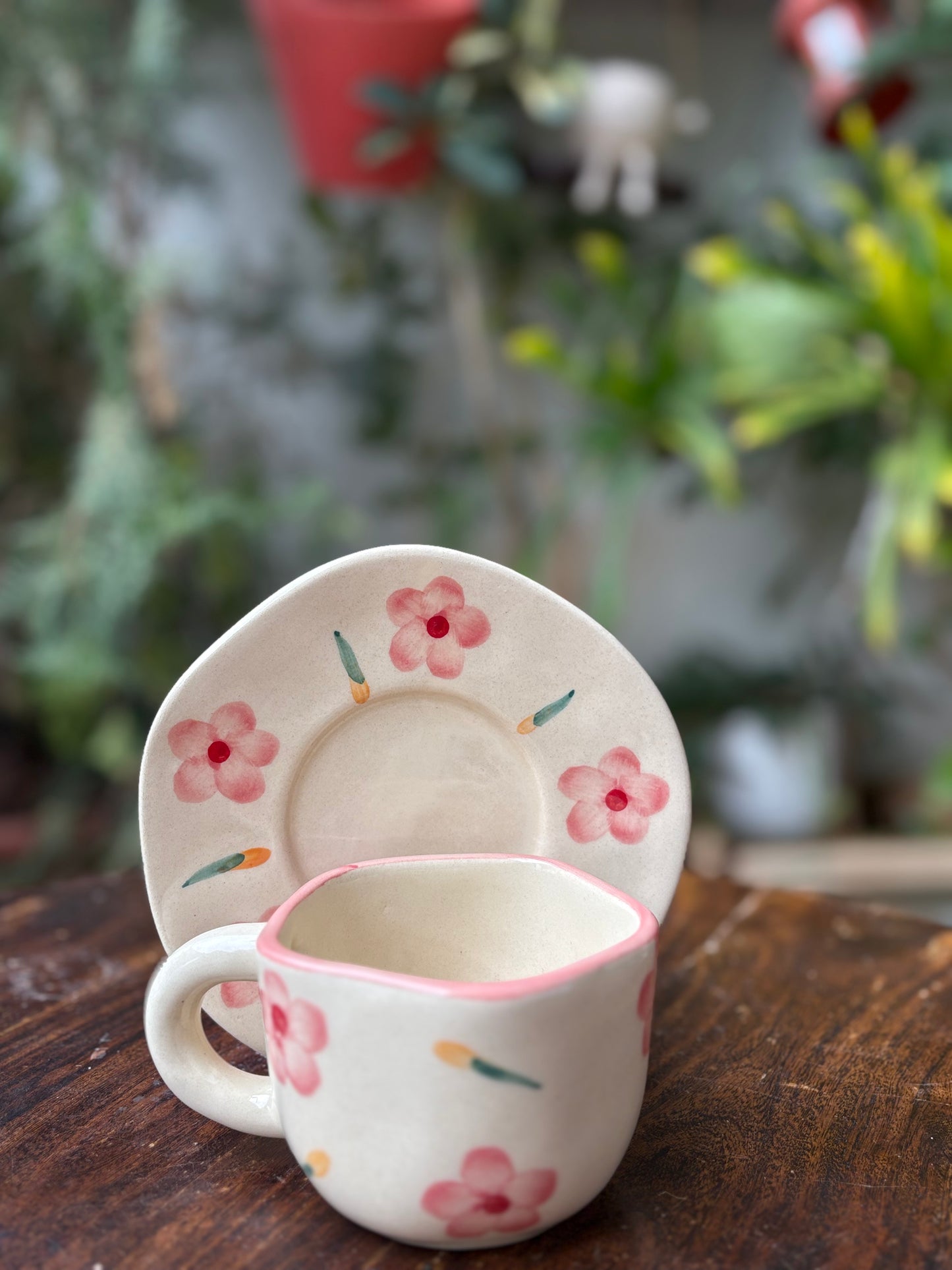 Floral Mug Saucer