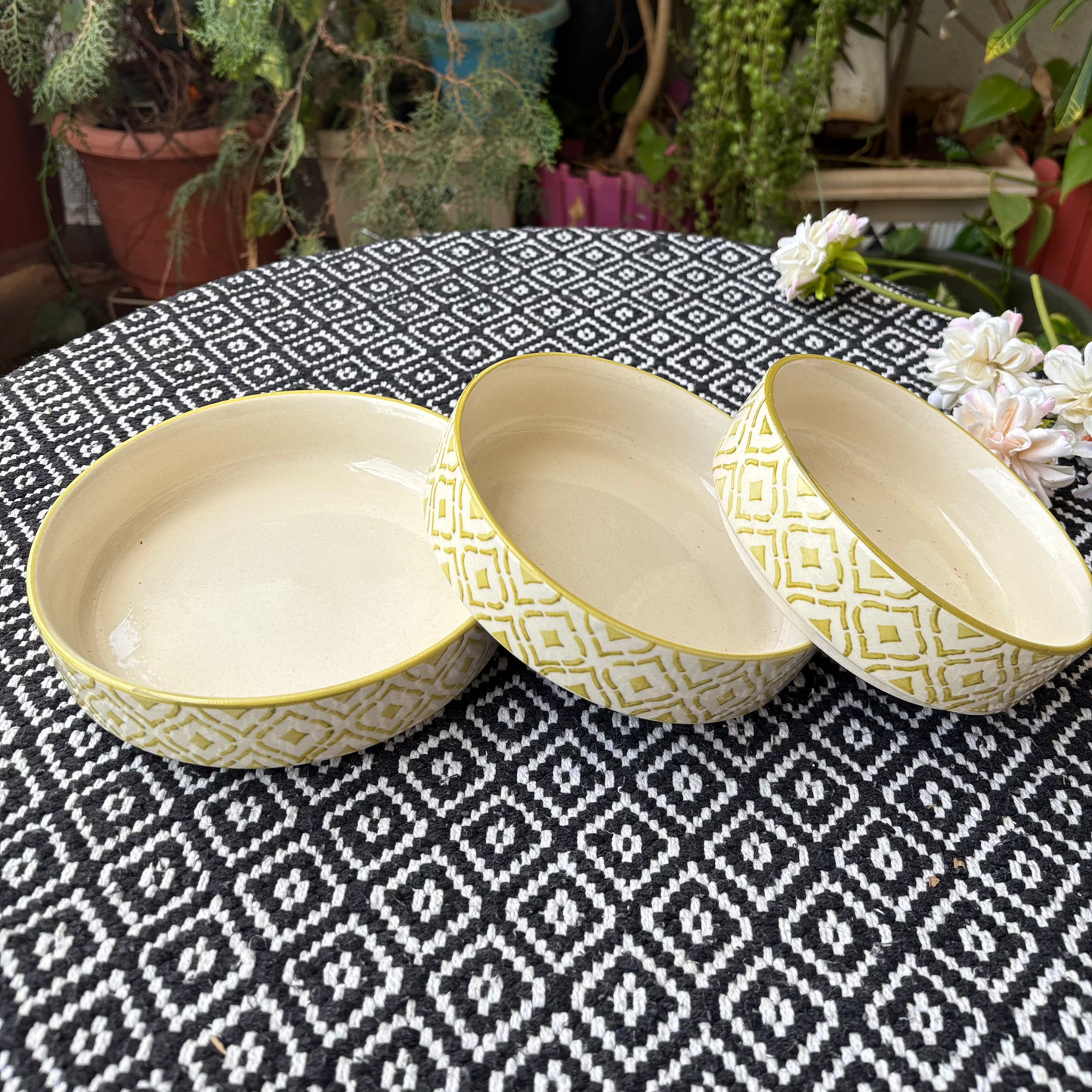 Snack Plate (Set of 3)