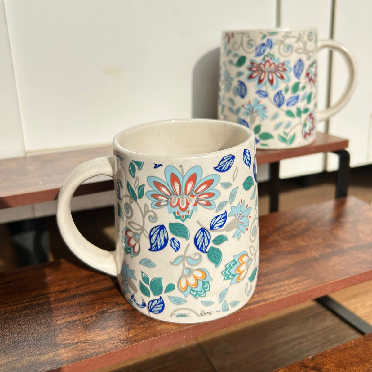 Petal Poetry Mugs (Set of 2)