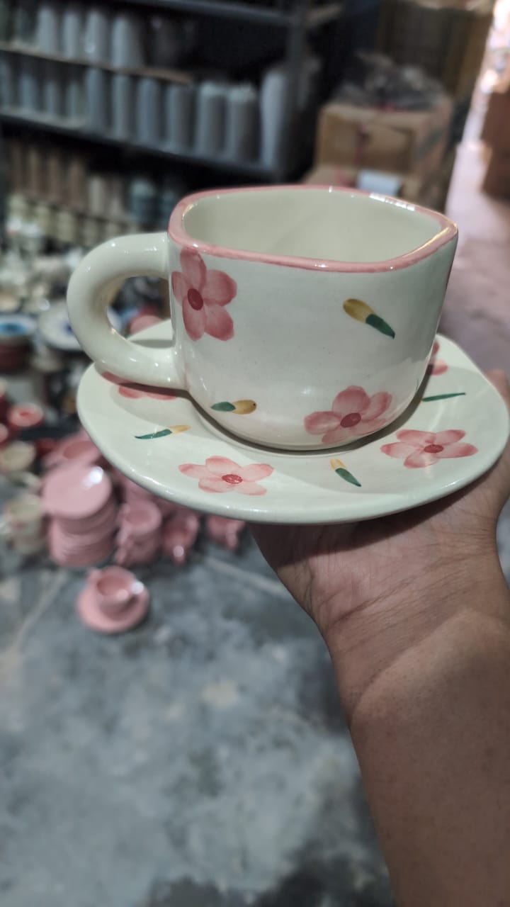 Floral Mug Saucer