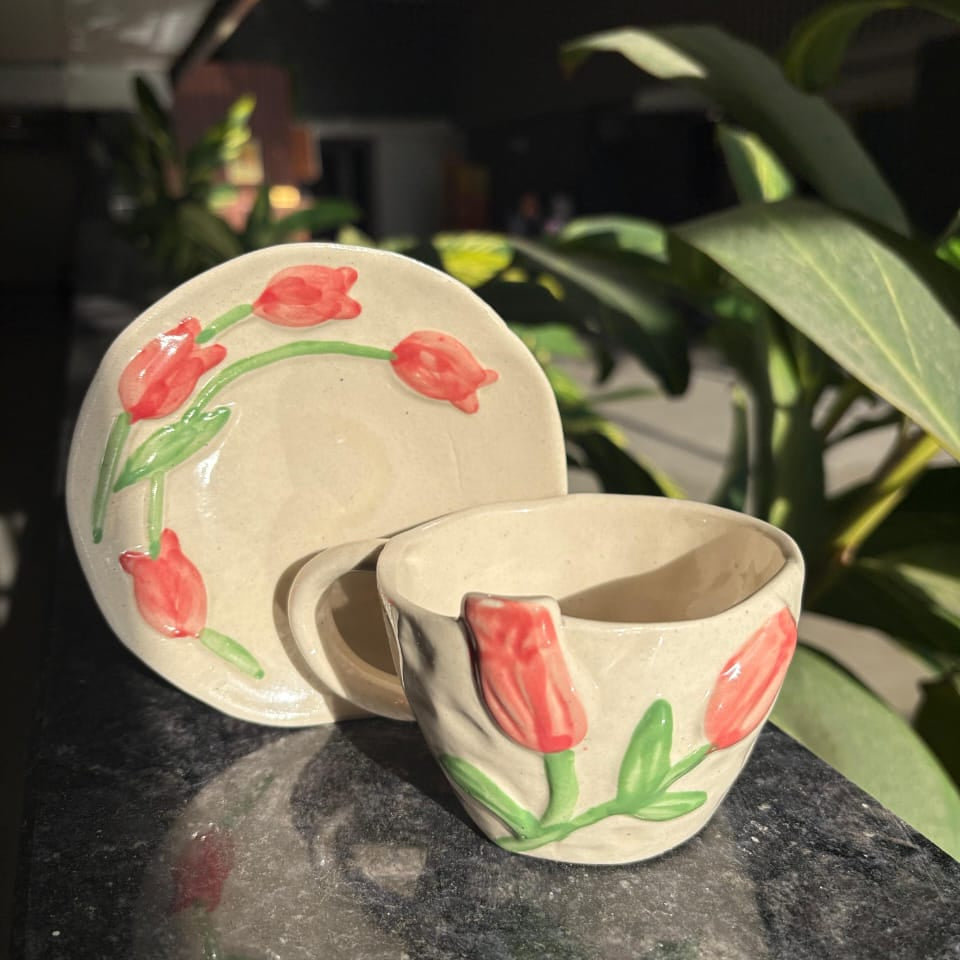 Tulip Cup and Saucer