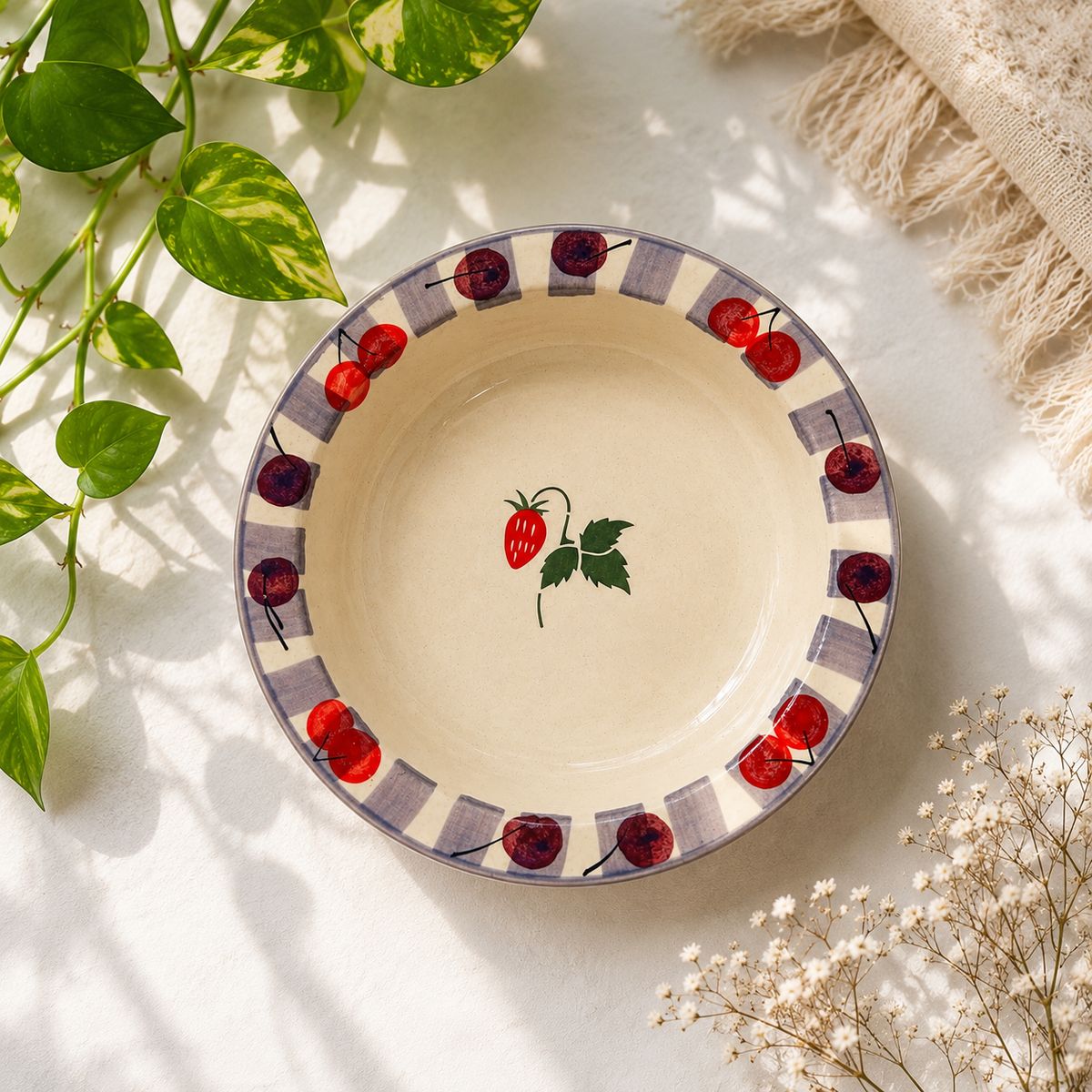 Cherry Charm Pasta/ Snack Plate