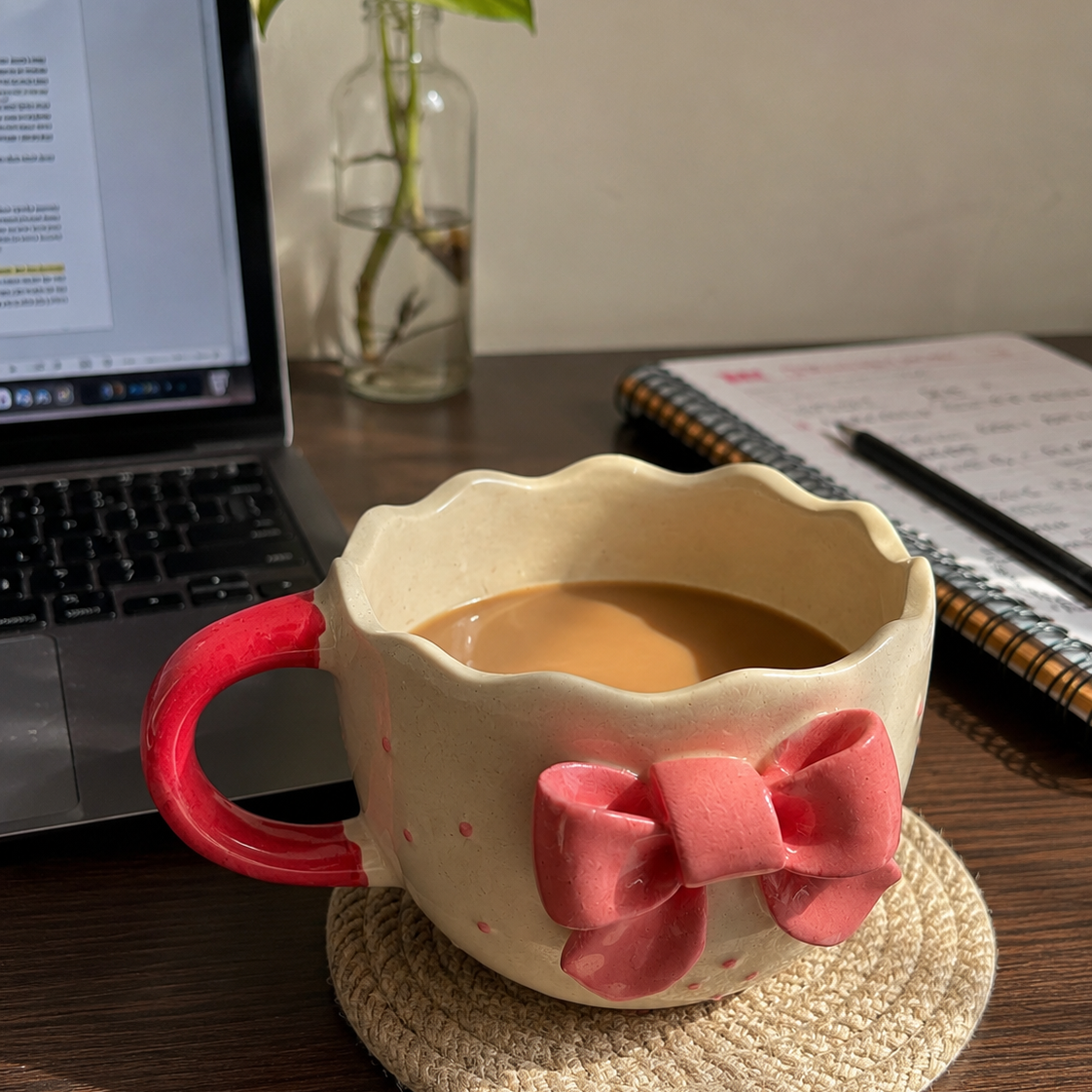 Pink Bow Mug