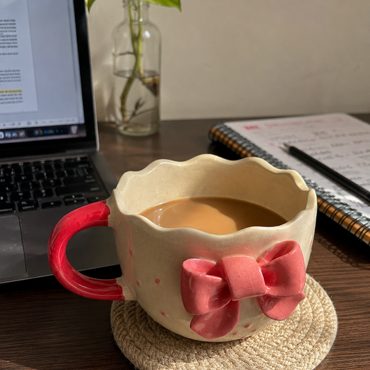 Pink Bow Mug