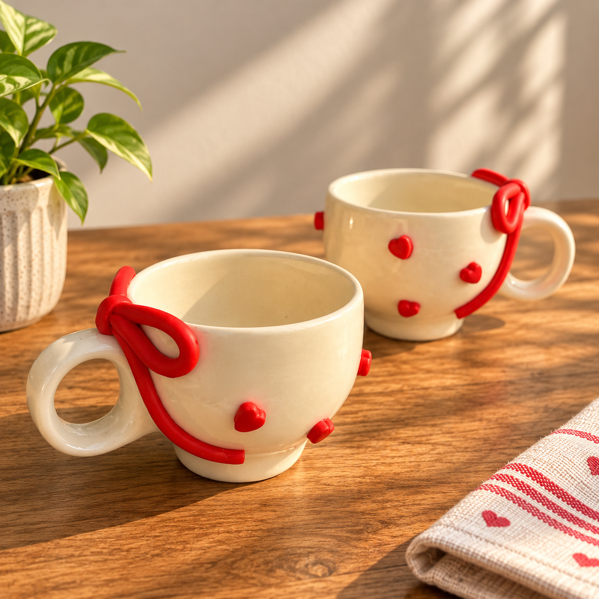 Red Bow Mug