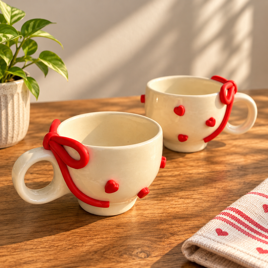 Red Bow Mug