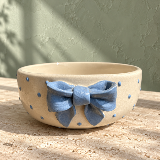Blue Bow Bowl