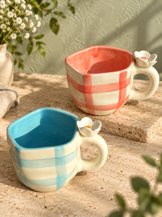 Blue Flower Mug