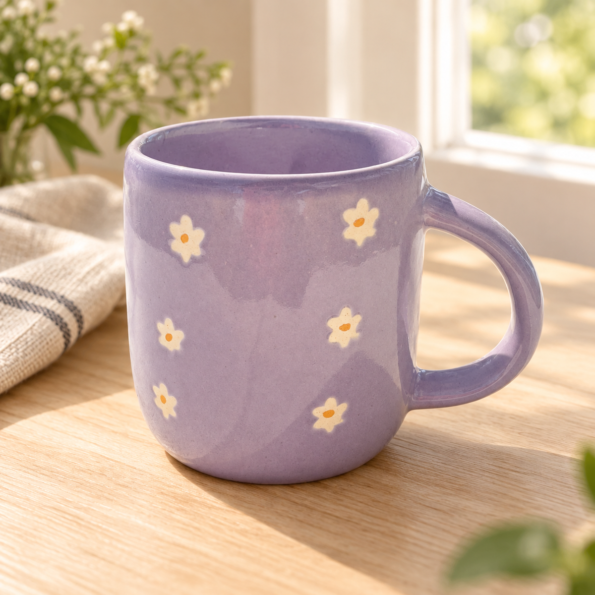 Vintage Violet Garden Mug