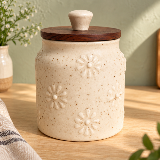 White Airtight Jar
