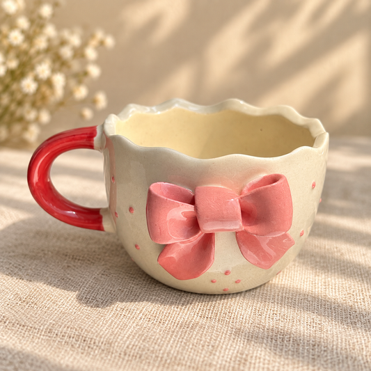 Pink Bow Mug