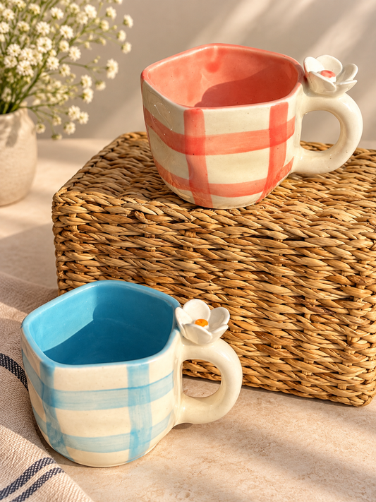 Pink Flower Mug