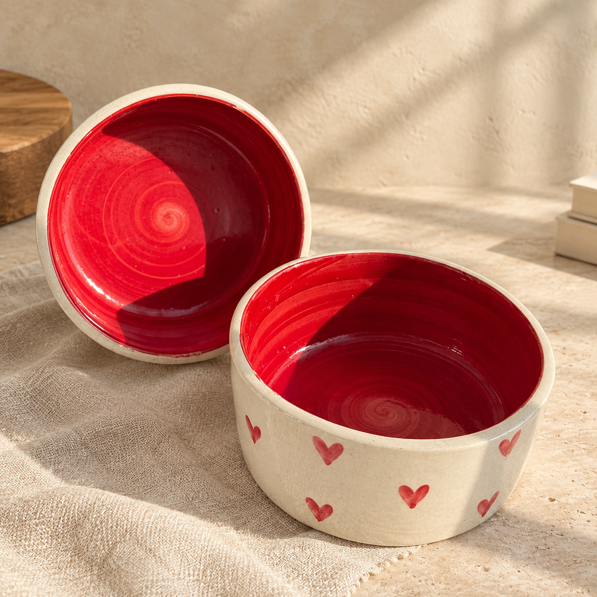Red Heart Bowl