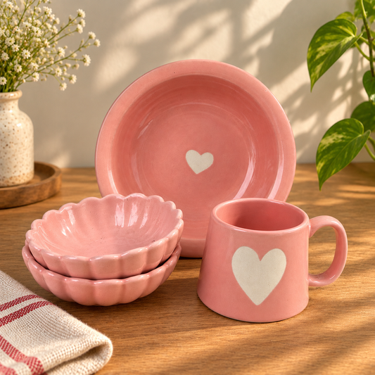 Pink Heart Love Combo