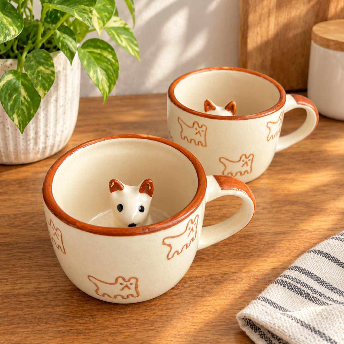 Paws & Sips Mug (Set of 2)