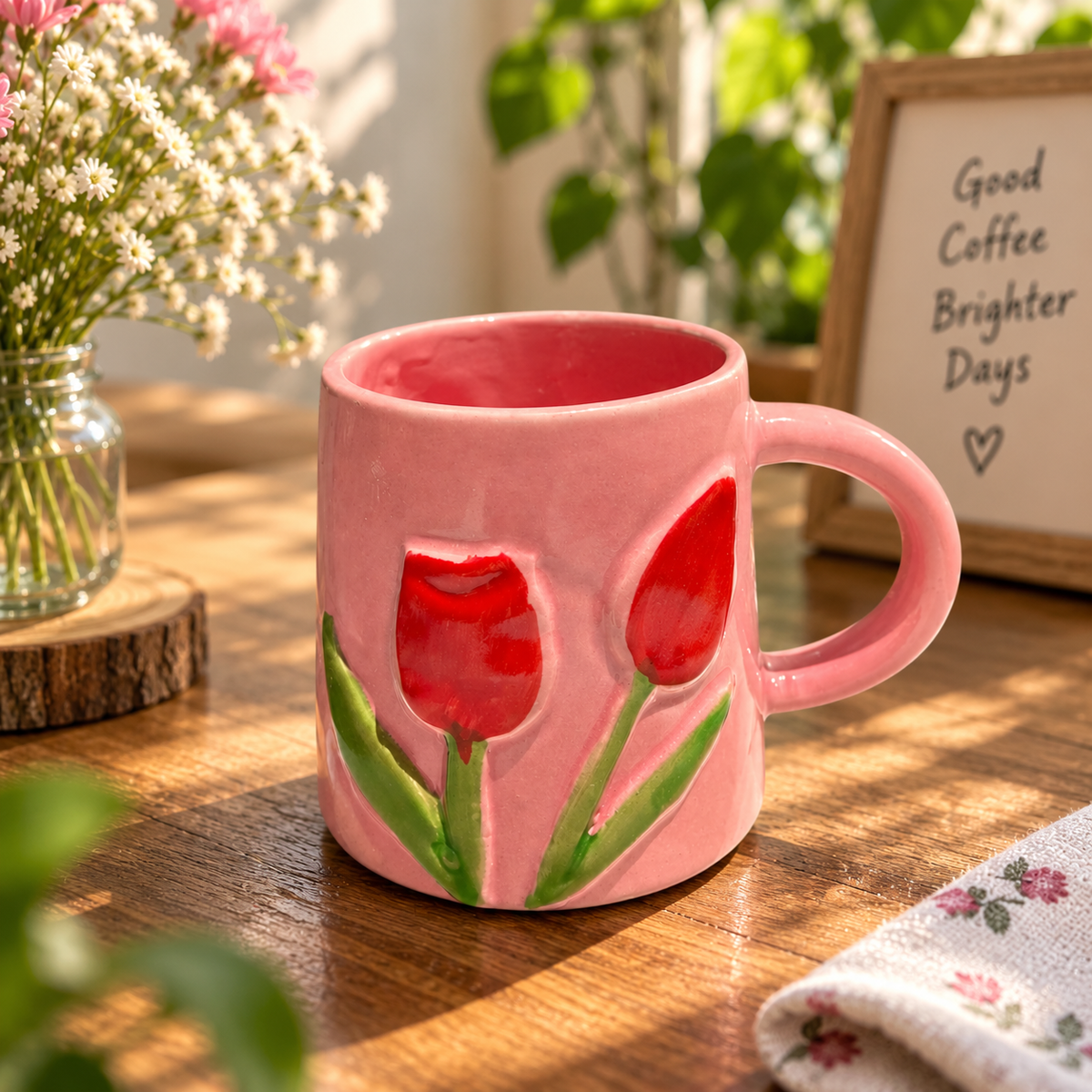 Blush Tulip Mug