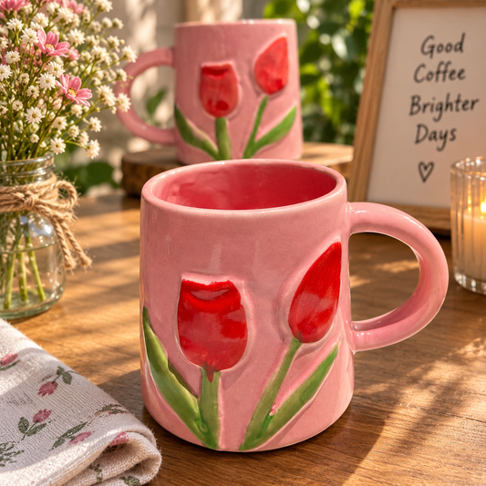 Blush Tulip Mug