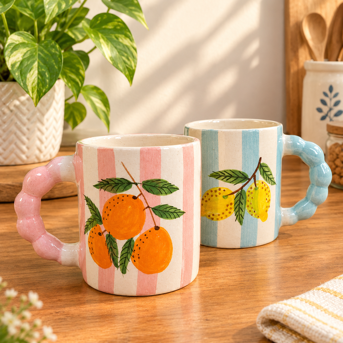 Sunny Orchard Mug Set