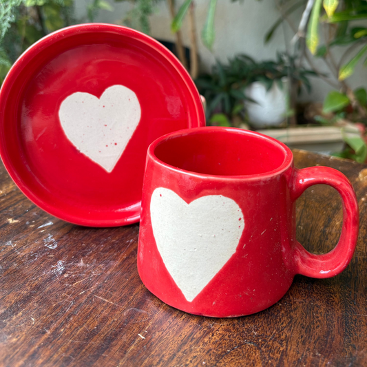 Big Heart Mug Red