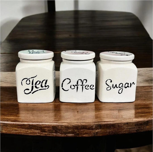 Tea cofee Sugar Container Set