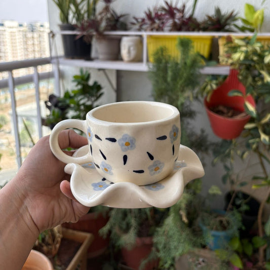 Floral Cup & Saucer