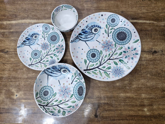 Bird Matt Dinner set
