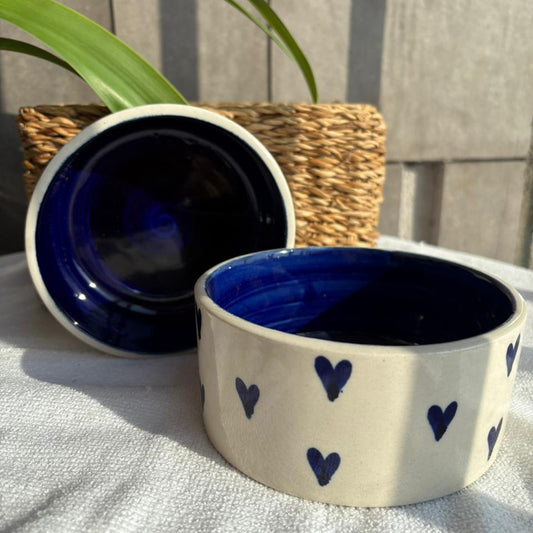 Blue Heart Bowl