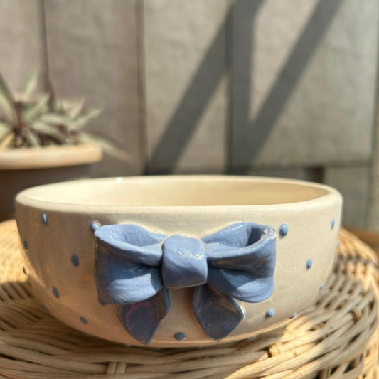 Blue Bow Bowl
