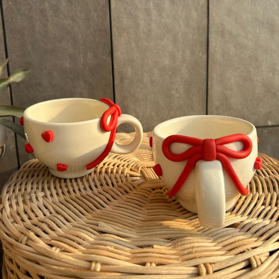 Red Bow Mug