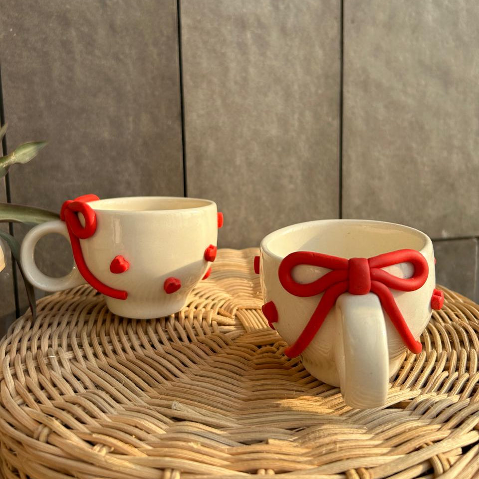Red Bow Mug