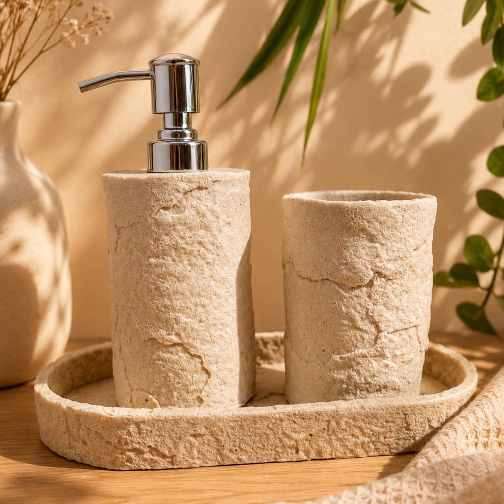 Stone Serenity Bath Set