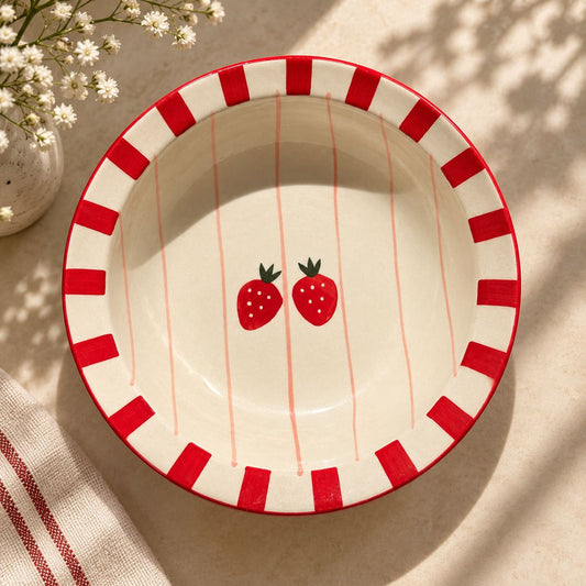 Strawberry Garden Pasta Plate