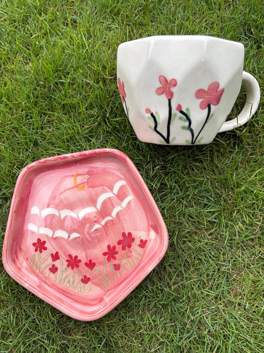 Custom cup and saucer