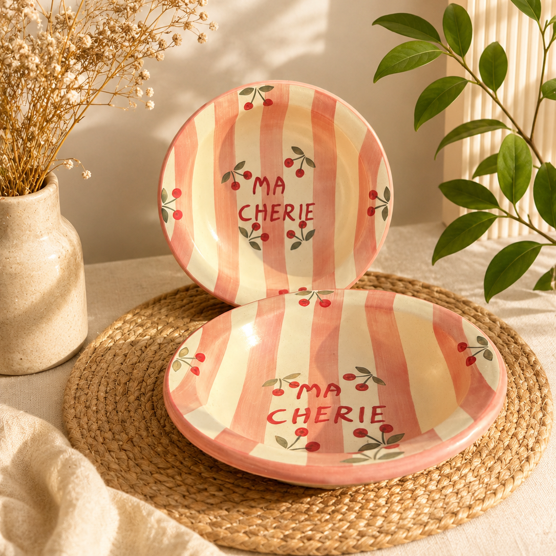 Ma Cherie Pasta Plate