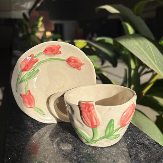 Tulip Cup and Saucer