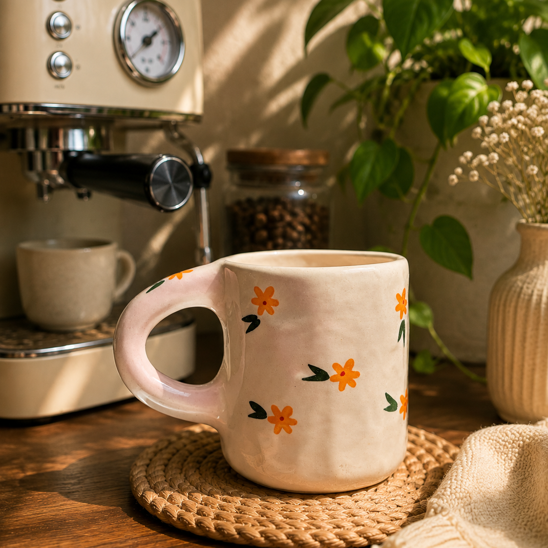 Yellow Flower Mug
